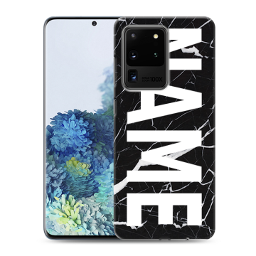 Силиконовый чехол на Samsung Galaxy S20 Ultra с принтом NAME