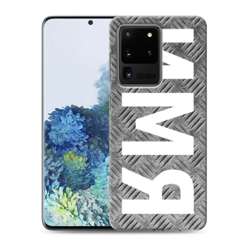 Силиконовый чехол на Samsung Galaxy S20 Ultra с принтом ИМЯ