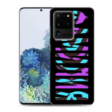 Силиконовый чехол на Samsung Galaxy S20 Ultra с принтом ФАМИЛИЯ