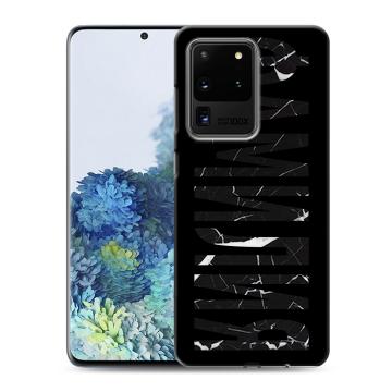 Силиконовый чехол на Samsung Galaxy S20 Ultra с принтом ФАМИЛИЯ