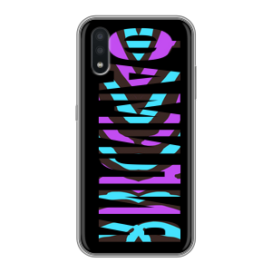 Силиконовый чехол на Samsung Galaxy A01 с принтом ФАМИЛИЯ