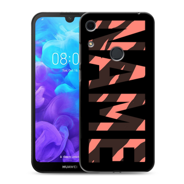 Силиконовый противоударный чехол на Huawei Y6s с принтом NAME