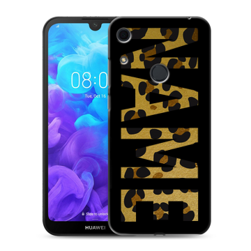 Силиконовый противоударный чехол на Huawei Y6s с принтом NAME