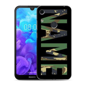 Силиконовый противоударный чехол на Huawei Y6s с принтом NAME