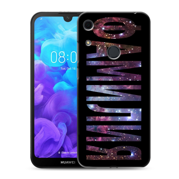 Силиконовый противоударный чехол на Huawei Y6s с принтом ФАМИЛИЯ