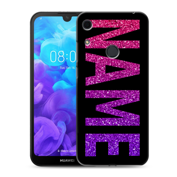 Силиконовый противоударный чехол на Huawei Y6s с принтом NAME