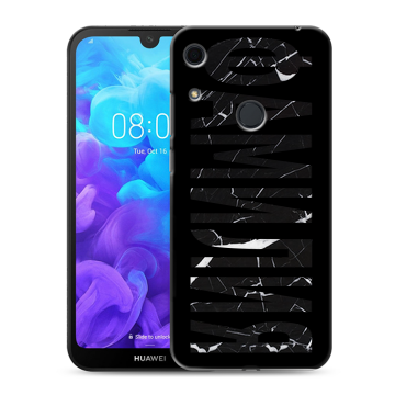 Силиконовый противоударный чехол на Huawei Y6s с принтом ФАМИЛИЯ
