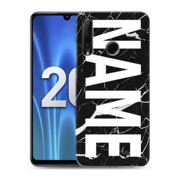 Силиконовый чехол на Huawei Honor 20 Lite с принтом NAME