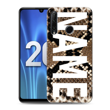 Силиконовый чехол на Huawei Honor 20 Lite с принтом NAME