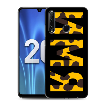 Силиконовый чехол на Huawei Honor 20 Lite с принтом ИМЯ