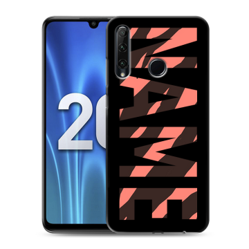 Силиконовый чехол на Huawei Honor 20 Lite с принтом NAME