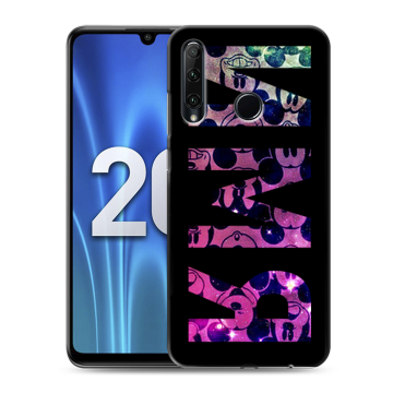 Силиконовый чехол на Huawei Honor 20 Lite с принтом ИМЯ