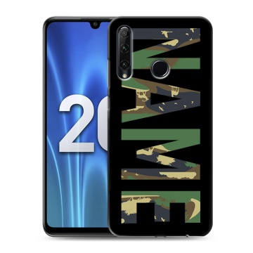 Силиконовый чехол на Huawei Honor 20 Lite с принтом NAME