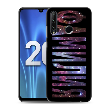 Силиконовый чехол на Huawei Honor 20 Lite с принтом ФАМИЛИЯ