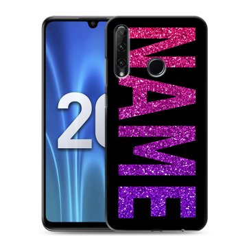 Силиконовый чехол на Huawei Honor 20 Lite с принтом NAME