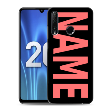 Силиконовый чехол на Huawei Honor 20 Lite с принтом NAME