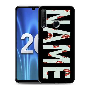 Силиконовый чехол на Huawei Honor 20 Lite с принтом NAME