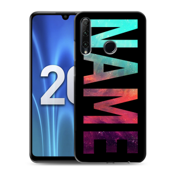 Силиконовый чехол на Huawei Honor 20 Lite с принтом NAME