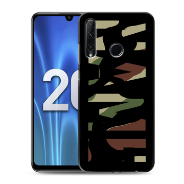 Силиконовый чехол на Huawei Honor 20 Lite с принтом NAME