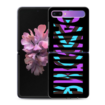 Пластиковый чехол на Samsung Galaxy Z Flip с принтом ФАМИЛИЯ