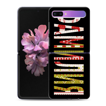 Пластиковый чехол на Samsung Galaxy Z Flip с принтом ФАМИЛИЯ