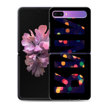 Пластиковый чехол на Samsung Galaxy Z Flip с принтом ИМЯ