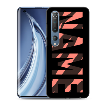 Силиконовый чехол на Xiaomi Mi 10 с принтом NAME