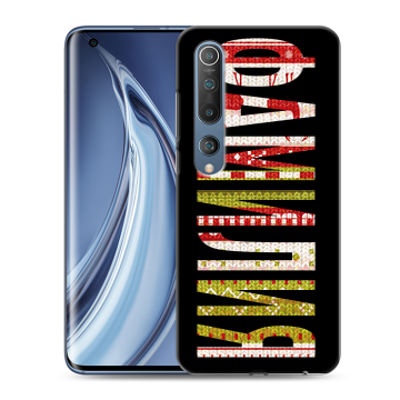 Силиконовый чехол на Xiaomi Mi 10 с принтом ФАМИЛИЯ
