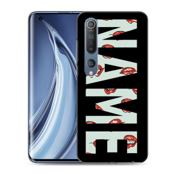 Силиконовый чехол на Xiaomi Mi 10 с принтом NAME