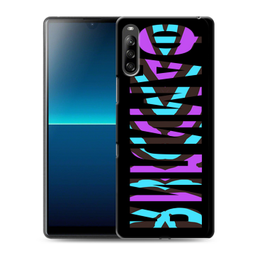Силиконовый чехол на Sony Xperia L4 с принтом ФАМИЛИЯ