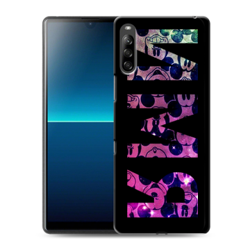 Силиконовый чехол на Sony Xperia L4 с принтом ИМЯ