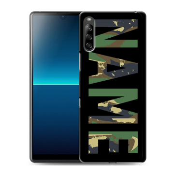 Силиконовый чехол на Sony Xperia L4 с принтом NAME