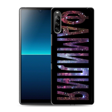 Силиконовый чехол на Sony Xperia L4 с принтом ФАМИЛИЯ