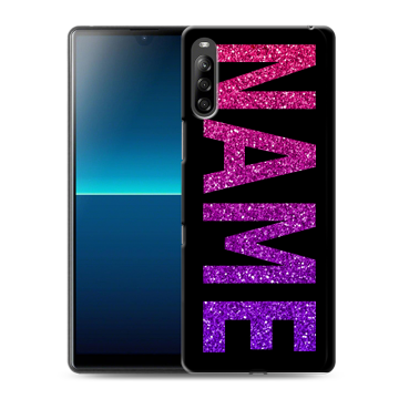 Силиконовый чехол на Sony Xperia L4 с принтом NAME