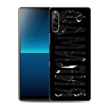 Силиконовый чехол на Sony Xperia L4 с принтом ФАМИЛИЯ