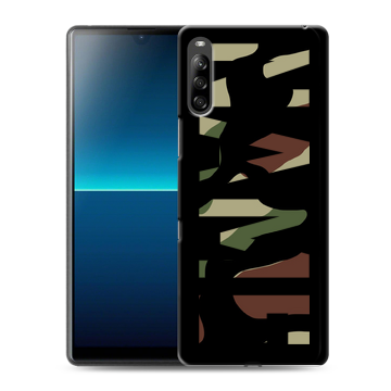 Силиконовый чехол на Sony Xperia L4 с принтом NAME