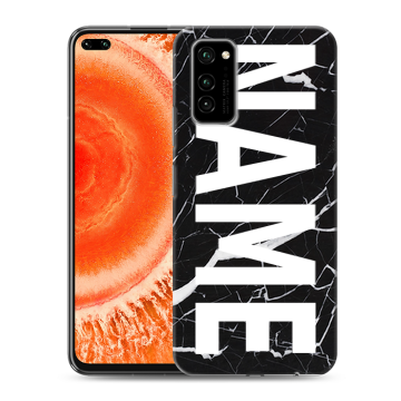 Силиконовый чехол на Huawei Honor View 30 Pro с принтом NAME
