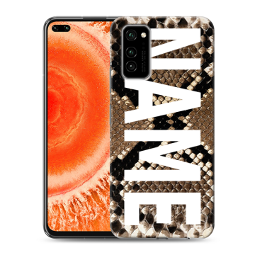 Силиконовый чехол на Huawei Honor View 30 Pro с принтом NAME