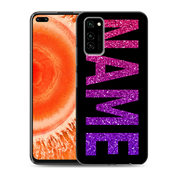 Силиконовый чехол на Huawei Honor View 30 Pro с принтом NAME
