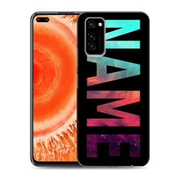 Силиконовый чехол на Huawei Honor View 30 Pro с принтом NAME