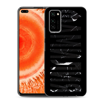 Силиконовый чехол на Huawei Honor View 30 Pro с принтом ФАМИЛИЯ