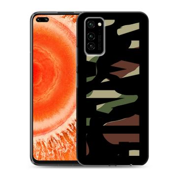 Силиконовый чехол на Huawei Honor View 30 Pro с принтом NAME