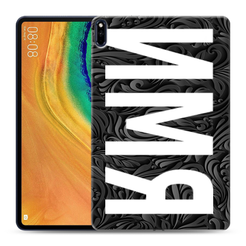Силиконовый чехол на Huawei MatePad Pro с принтом ИМЯ