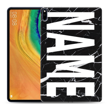 Силиконовый чехол на Huawei MatePad Pro с принтом NAME