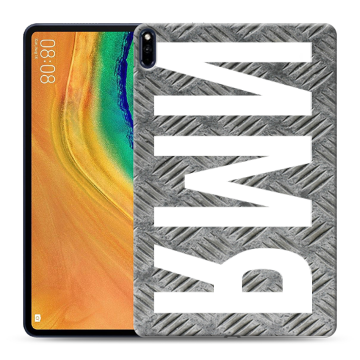 Силиконовый чехол на Huawei MatePad Pro с принтом ИМЯ
