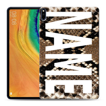 Силиконовый чехол на Huawei MatePad Pro с принтом NAME