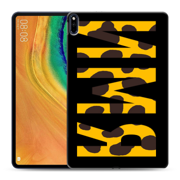 Силиконовый чехол на Huawei MatePad Pro с принтом ИМЯ