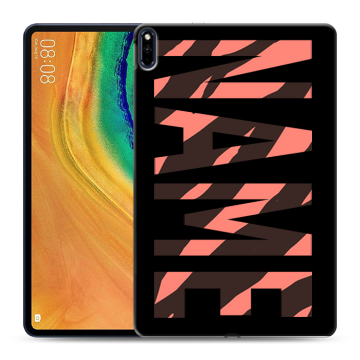 Силиконовый чехол на Huawei MatePad Pro с принтом NAME