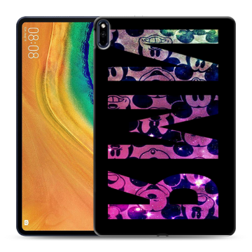 Силиконовый чехол на Huawei MatePad Pro с принтом ИМЯ