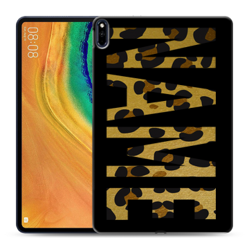 Силиконовый чехол на Huawei MatePad Pro с принтом NAME